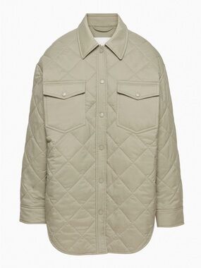 Wilfred Ganna Overshirt Jacket in Dry Basil Green